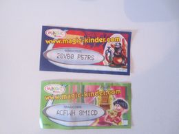 KINDER SURPRISE 2004/2005 : 2 Magic Code - Instructions