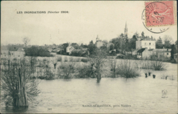 44 SAINT SEBASTIEN SUR LOIRE / Les Inondations Fevrier 1904 SAINT SEBASTIEN / - Saint-Sébastien-sur-Loire