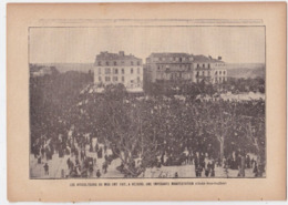 Révolte Des Vignerons Midi Narbonne Clemenceau Le Pélerin N° 1586 De 1907 - Autres & Non Classés