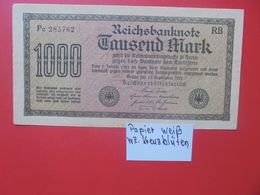 Reichsbanknote 1000 MARK 1922 VARIANTE CIRCULER (B.15) - 1.000 Mark