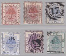 AFRIQUE DU SUD : ETAT LIBRE D'ORANGE   :  Lot De 6 Timbres (o) Et Neuf X - Oranje Vrijstaat (1868-1909)