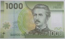 CILE 1000 PESOS 2011 P-161b UNC POLYMER - Cile