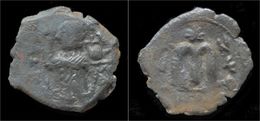 Constans II AE Follis - Byzantinische Münzen