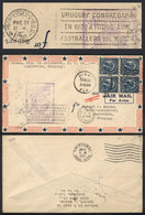 TOPIC FOOTBALL/SOCCER: Airmail Cover Sent From USA To Montevideo On 11/JA/1930 (first Flight Canal Zone - Ururuguay), On - Sonstige & Ohne Zuordnung