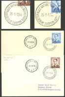 BELGIUM - ANTARCTICA: 2 Covers Sent From The Belgian Antarctic Base To Bruxelles On 25/JA/1965 On Special Flight, VF Qua - Sonstige & Ohne Zuordnung