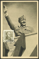 SPAIN: General FRANCO, Maximum Card Of MAR/1957, VF Quality - Maximumkarten