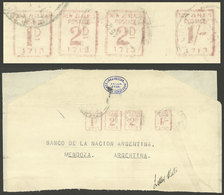 NEW ZEALAND: 9/OC/1946 Wellington - Argentina, Front Of Large Cover That Contained Printed Matter, With Multiple Meter P - Autres & Non Classés