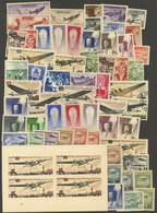 RUSSIA: Interesting Lot Of Stamps, Mostly Airmail, Used Or Mint, Some With Light Staining On Gum, In General Of Average  - Sonstige & Ohne Zuordnung