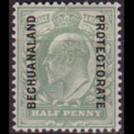 BECHUANALAND 1908 - Scott# 80 King Opt. Set Of 1 MNH - Other & Unclassified