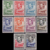 BECHUANALAND 1937 - Scott# 124-35 King VI 1/2p-5s LH - Other & Unclassified