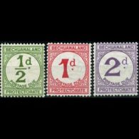 BECHUANALAND 1932 - Scott# J4-6 Numeral Set Of 3 LH - Other & Unclassified