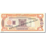 Billet, Dominican Republic, 100 Pesos Oro, 1997, 1997, Specimen, KM:156s1, SPL - Dominicana