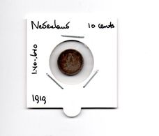 NEDERLAND 10 CENTS 1919 WILHELMINA - 10 Cent