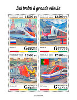 GUINEA 2020 - Trains, Bridge. Official Issue [GU200101a] - Bridges