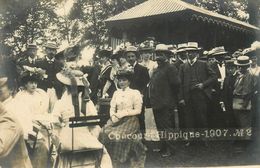 Chalon Sur Saone * Carte Photo * Concours Hippique 1907 * Thème Course Hippisme * élégantes * Photographe Barthelemy - Chalon Sur Saone