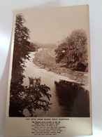 DUMFRIES THE NITH FROM BURNS WALK  CARTE PHOTO REAL PHOTO - Dumfriesshire