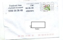 Lettre Flamme Sur Fleur - Cartas & Documentos