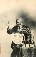 Bergeret * 1905 * LES ROIS * Thème Galette Des Rois * épiphanie * Je Suis Le Roi ! * Bouteilles De Champagne - Bergeret