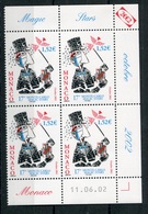 RC 18108 MONACO N° 2367 MAGIC STARS BLOC DE 4 COIN DATÉ NEUF ** TB - Unused Stamps