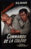 M.G. Braun - Commando De La Colère -  FN. Esp N° 124 - ( EO 1957 ) . - Fleuve Noir