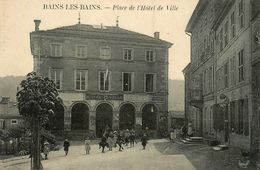 Bains Les Bains * Place De L'hôtel De Ville - Bains Les Bains