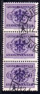 LUBIANA 1944 OCCUPAZIONE TEDESCA GERMAN OCCUPATION SEGNATASSE POSTAGE DUE TASSE TAXE CENT. 50c USATO USED OBLITERE' - German Occ.: Lubiana