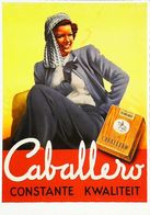 Carte Postale  Publicité   Cigarette  Caballero  Constante Kwaliteil    Illustration  Reproduction - Sigarettenhouders