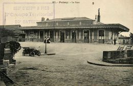 Poissy * La Gare * Cachet Régiment D'artillerie à Pied 3ème Groupe Territorial 26ème Batterie - Poissy