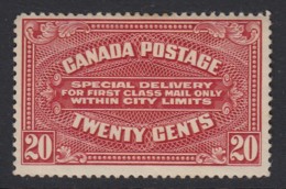 Canada Sc E2, MHR, Gum Bend - Eilbriefmarken