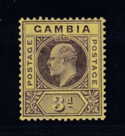 Gambia, SG 75 Var, MLH "Slotted Frame" Variety - Gambia (...-1964)