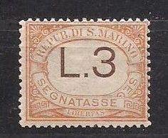 Saint-Marin San Marino 1925 1928 Yvertn° Timbre-taxe 25 (*) MLH Cote 90 Euro - Segnatasse