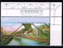 Bund 2001, Michel# 2171 ** Wuppertaler Schwebebahn - Unused Stamps