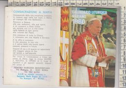 Libretto Religioso Calendario Liturgico Mariano 1980 Papa Giovanni Paolo II - Godsdienst