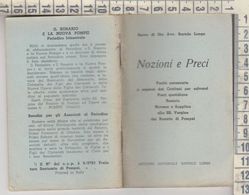 Napoli Libretto Religioso Novena Nozioni E Preci Servo Di Dio Bartolo Longo - Religion