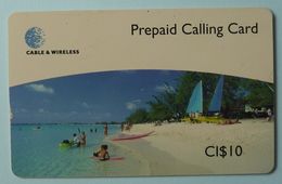 CAYMAN ISLANDS - Prepaid - CAY-P21 - CAY 21 - Seven Mile Beach - $10 - Used - Cayman Islands