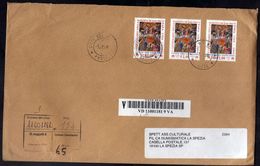 CITTÀ DEL VATICANO VATIKAN VATICAN 7 2 2006 SAN PIO V PAPA POPE 2004 € 2,00 BUSTA ASSICURATA COVER REGISTERED LETTER - Brieven En Documenten