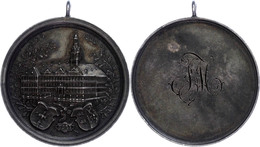 Braunschweig-Wolfenbüttel, Silbermedaille (Dm. 36 Mm, 15,9 G), 1891, Unsigniert, 25 Jahre Mädchenschule Im Schloss Wolfe - Otros & Sin Clasificación