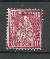 SCHWEIZ Switzerland 1867/81 Michel 30 * - Neufs