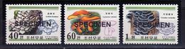 Korea(north)-1999, Mushrooms, M4220-4222, SPECIMEN, MNH** - Pilze