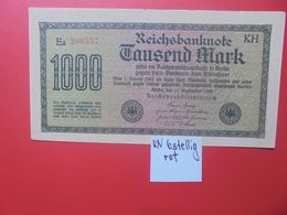 Reichsbanknote 1000 MARK 1922 VARIANTE CIRCULER (B.16) - 1.000 Mark