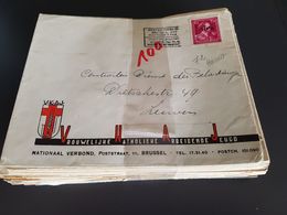 Lot 100 Enveloppe(n)(s): -10% Van Acker 1946 Approx 100 Stuks/pieces/pièces - 1946 -10%