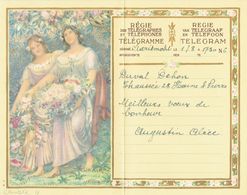 Télégramme De Philanthropie B3 Signé C.Montald 27 Du 1/8/1936 (De Mariemont à Haine-Saint-Pierre) - Telegramme