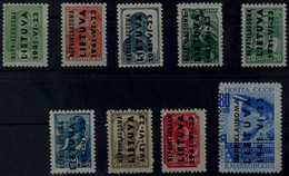 2 - 80 K. Landesausgabe, 9 Werte Komplett, Tadellos Postfrisch, 2 K. Gepr. Krischke BPP, Mi. 220.-, Katalog: 1/9 ** - Otros & Sin Clasificación