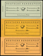 Markenheftchen 3, 4X Und 4YII Je Tadellos Postfrisch Und Original Geklammert, Mi. 175.-, Katalog: MH3,4X,4YII ** - Otros & Sin Clasificación