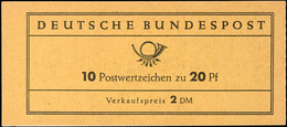 Markenheftchen Bach, Dicker Deckel, Postfrisch, Mi. 220.-, Katalog: MH9v ** - Otros & Sin Clasificación