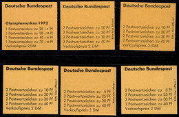 Markenheftchen 17, 18a+b+c Und 19a+b Je Tadellos Postfrisch, Mi. 96.-, Katalog: MH 17+18a-c+19a+b ** - Otros & Sin Clasificación