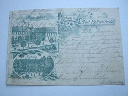 Ansichtskarte Aus  BAD ROTHENFELDE , Vorläufer  1898 - Bad Rothenfelde