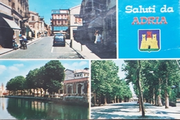 Cartolina - Saluti Da Adria - Corso Vittorio Emanuele II - 1961 - Rovigo