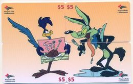 Looney Tunes, $5,Canada, 4 Prepaid Calling Cards, PROBABLY FAKE, # Wb-2 - Puzzle