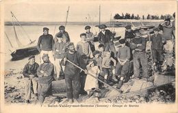 80-SAINT-VALERY-SUR-SOMME- GROUPE DE MARINS - Saint Valery Sur Somme